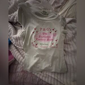 Juicy Couture Mint Green Short Sleeve Tee